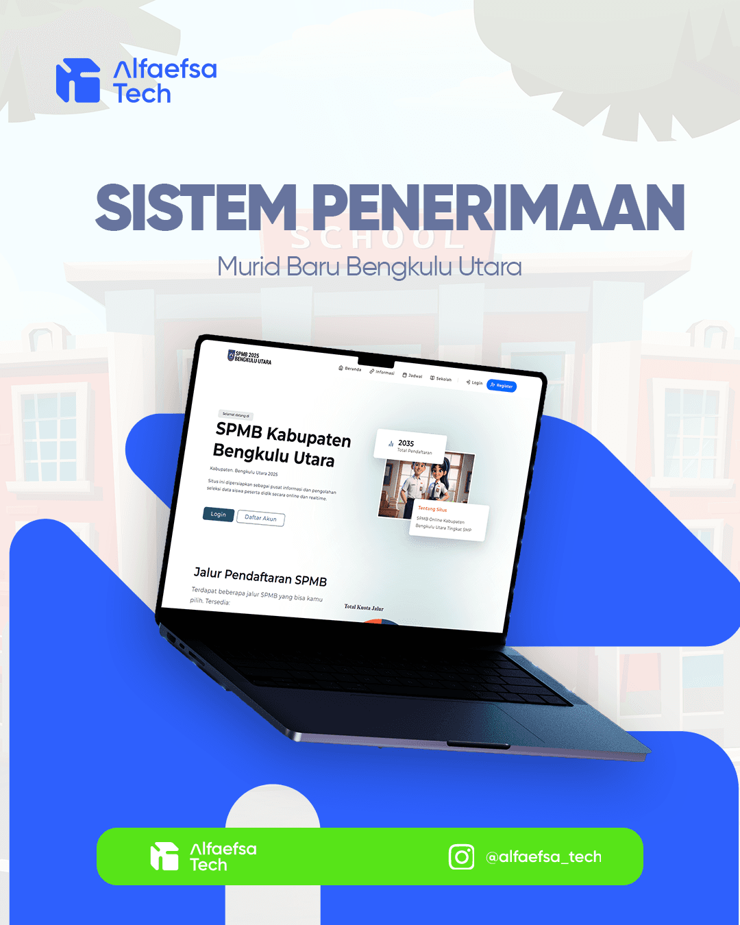 Website SPMB SMP Kabupaten Bengkulu Utara